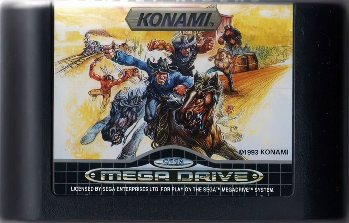 Лицензионный картридж Sunset Riders для Sega Mega Drive